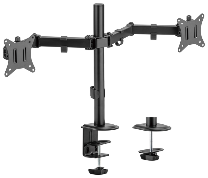 Aisens Soporte de Mesa ECO para 2 Monitores o TV 17-32, Negro