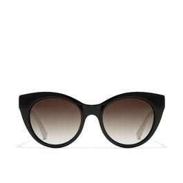Hawkers #Black And White Earth Gafas de Sol para Adultos Redondeadas Vintage Negro Dorado Rosa