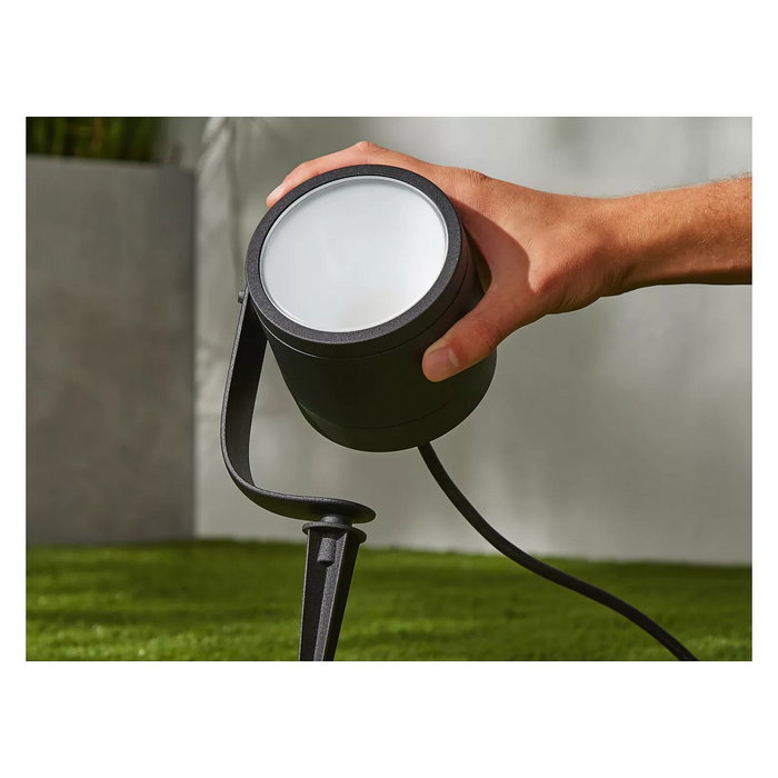 Philips Hue White & Color Ambiance Lily XL Foco para exteriores Negro, Iluminación inteligente LED Metal, Regulable