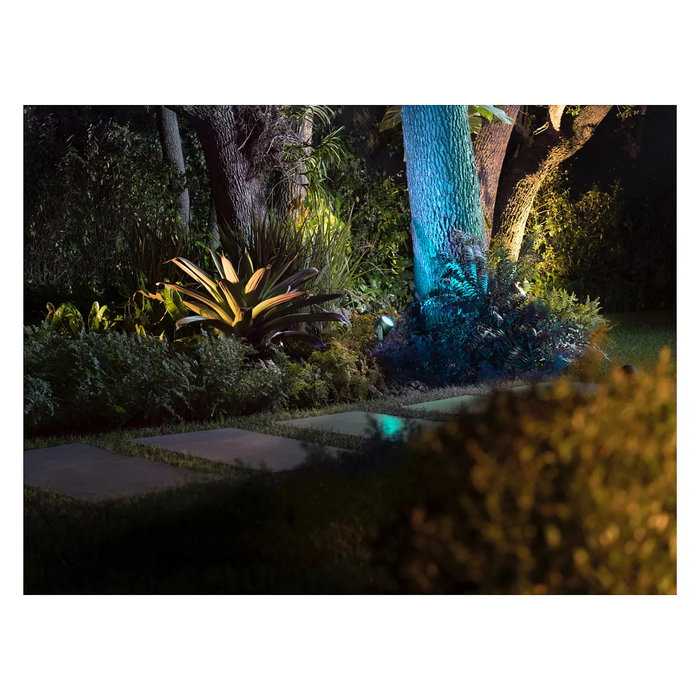 Philips Hue White & Color Ambiance Lily XL Foco para exteriores Negro, Iluminación inteligente LED Metal, Regulable