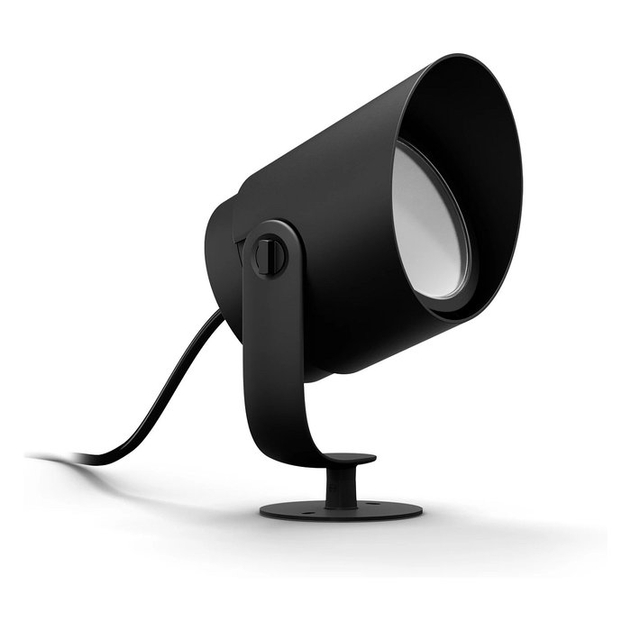 Philips Hue White & Color Ambiance Lily XL Foco para exteriores Negro, Iluminación inteligente LED Metal, Regulable