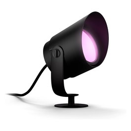 Philips Hue White & Color Ambiance Lily XL Foco para exteriores Negro, Iluminación inteligente LED Metal, Regulable