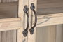 DKD Home Decor India 1c24 Vitrina Madera Reciclada Natural 130 x 55 x 209 cm