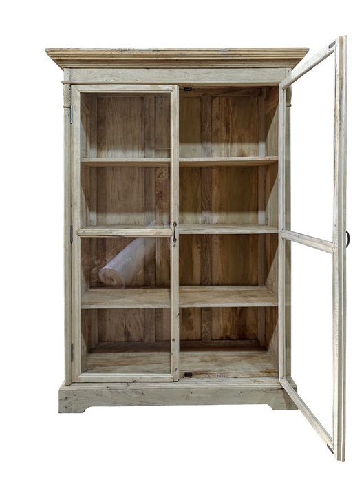 DKD Home Decor India 1c24 Vitrina Madera Reciclada Natural 130 x 55 x 209 cm DKD Home Decor India 1c24 Vitrina Madera Reciclada Natural 130 x 55 x 209 cm