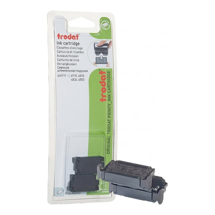 TRODAT Almohadilla de Recambio Printy 4910/6 Negro