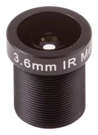 Axis 02007-001 - Lente de cámara de seguridad exterior, objetivo M12 F1.8, ángulo de visión 87°, compatible con modelos P3925-R y P3935-LR, color negro