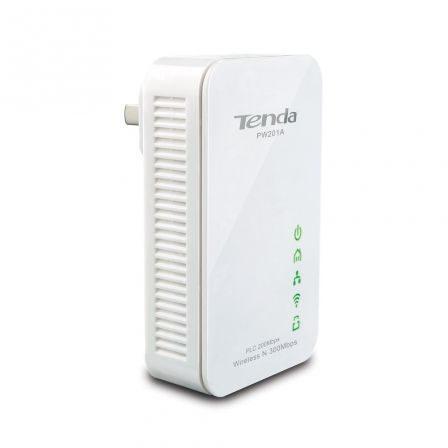 Adaptador Powerline Tenda PW201A+P200 200MBs/ Alcance 300mt/ Pack de 2