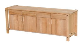 DKD Home Decor Buffet de Madera de Olmo Reciclada Natural 183x57x90