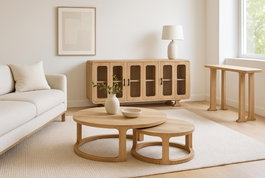 DKD Home Decor Consola Nac nat Natural Mango Madera 40 x 80 x 160 cm