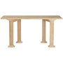 DKD Home Decor Consola de Mango Natural 1660x460x180 mm