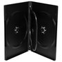 MEDIARANGE Funda de DVD BOX35-3, Capacidad 3 discos, Negro (Pack de 5)
