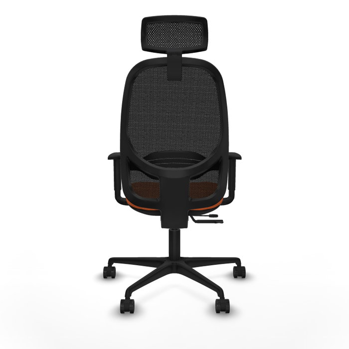 PIQUERAS Y CRESPO Silla de oficina Cilanco Naranja y Negro PIQUERAS Y CRESPO Silla de oficina Cilanco Naranja y Negro