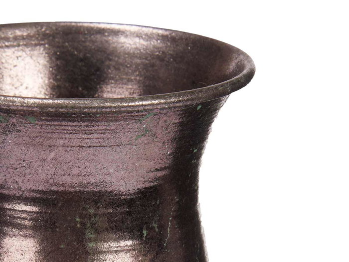 Giftdecor Jarron Relieve Plata Envejecido 16x42x16 cm (Set de 4)