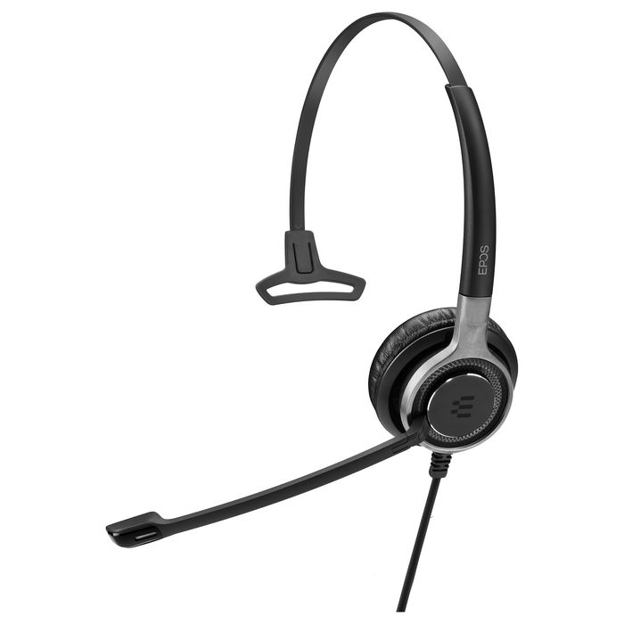 EPOS Impact SC 638 Century Auriculares Diadema Supraaural para Llamadas y Música, Alámbrico, Negro y Plata, Frecuencia 50-12000 Hz