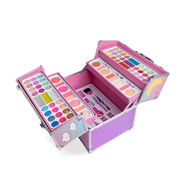 Martinelia Maletín Little Unicorn Mega Beauty - 32 Sombras de Ojos, 16 Rubores/Bronceadores, 14 Brillos Labios, 6 Cremas con Brillo - Juego de Maquillaje Martinelia Maletín Little Unicorn Mega Beauty - 32 Sombras de Ojos, 16 Rubores/Bronceadores, 14 Brillos Labios, 6 Cremas con Brillo - Juego de Maquillaje