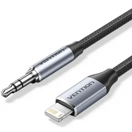 Vention Adaptador de Audio Lightning a Jack 3.5 mm, 1.5m, Gris