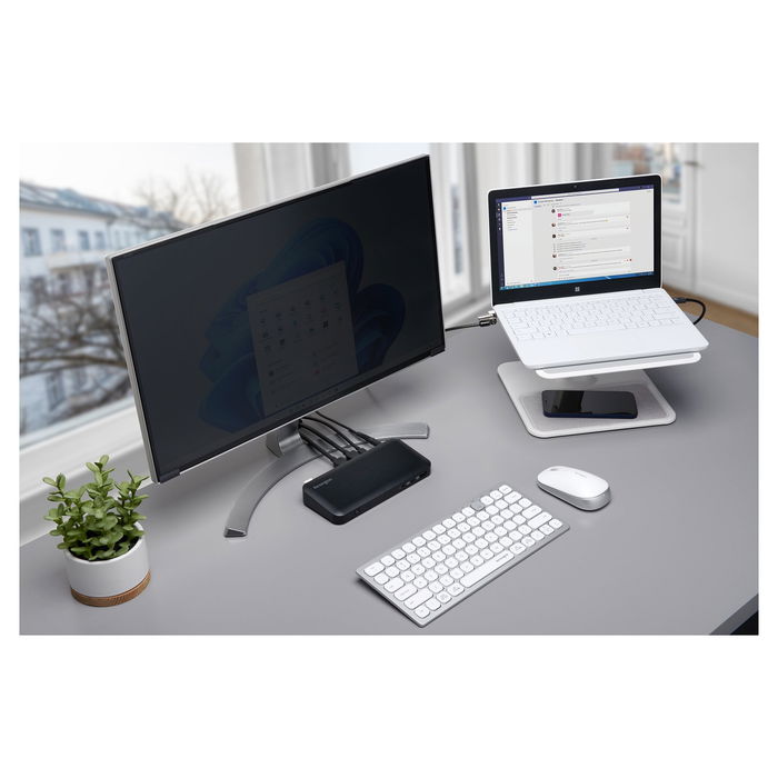 Kensington Candado para Portátil NanoSaver Keyed con Llave, Cable de Acero al Carbono de 1.8m, Negro