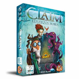 Sd Games Claim Refuerzos: Magia | Expansión del Juego de Cartas para 2 Jugadores con 58 Cartas de Magos, Druidas y Cambiaformas | Edad 10+