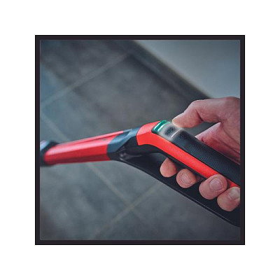 Einhell CLEANEXXO Fregona de microfibra para suelo duro, 360 grados, dispensador 400 ml, para laminado, azulejos y madera, color rojo