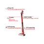 Einhell CLEANEXXO Limpiador de Suelos Rígidos Inalámbrico