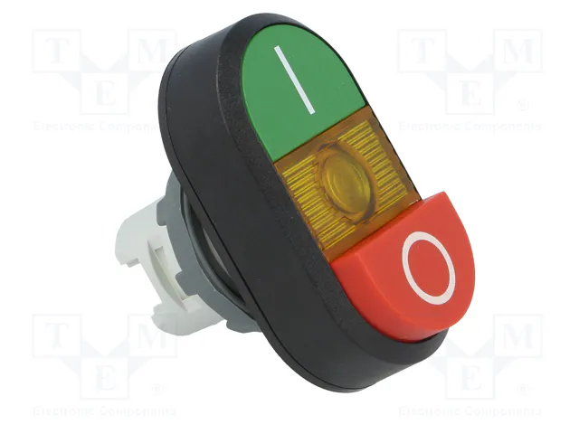 ABB Interruptor Doble de 22mm Verde-Rojo ABB Interruptor Doble de 22mm Verde-Rojo