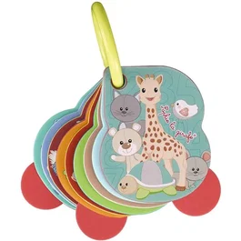 Sophie la girafe Libro ilustrado Numerógolo con tarjetas numéricas, colores brillantes y anillo de apertura