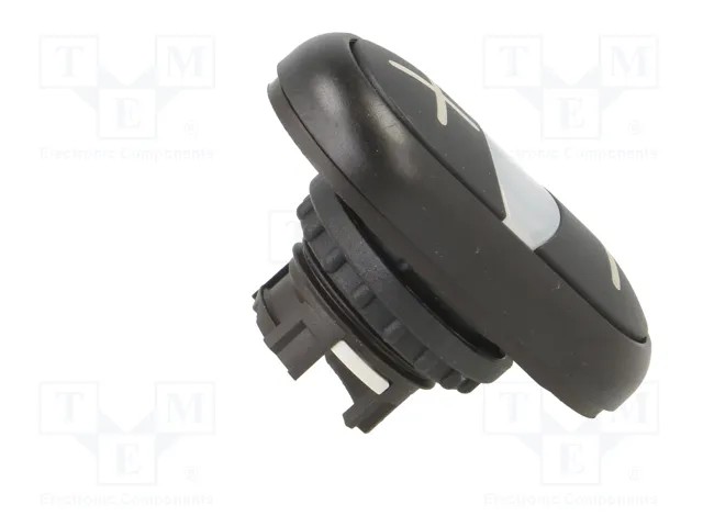 EATON ELECTRIC Interruptor doble 22mm Negro RMQ-Titan