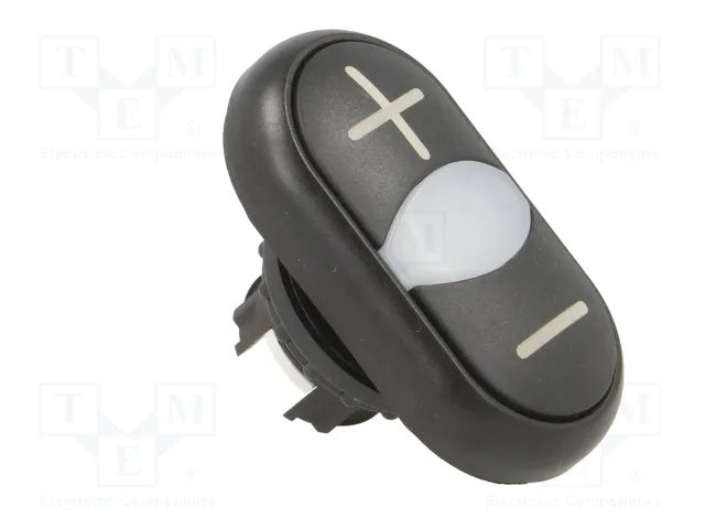 EATON ELECTRIC Interruptor doble 22mm Negro RMQ-Titan