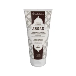 Esential Aroms Mascarilla Capilar de Aceite de Argán 150 ml Ecocert - Hidratación, Nutrición y Reparación Profunda del Cabello con Aceites Naturales y Ecológicos
