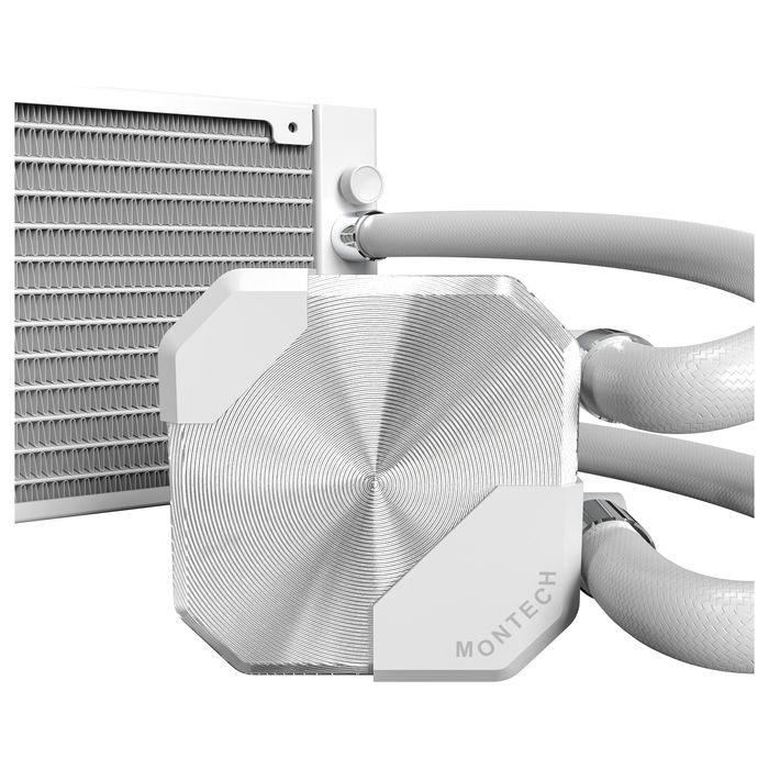 Montech HyperFlow Silent 360 Refrigeración Líquida AIO 360mm Ventilador 12cm Blanco