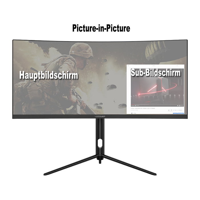 LC-Power LC-M30UWFC Monitor Curvo UltraWide 76.2 cm (30") 2560x1080 Full HD 200Hz 1ms AMD FreeSync Flicker Free VA Montaje VESA LC-Power LC-M30UWFC Monitor Curvo UltraWide 76.2 cm (30") 2560x1080 Full HD 200Hz 1ms AMD FreeSync Flicker Free VA Montaje VESA