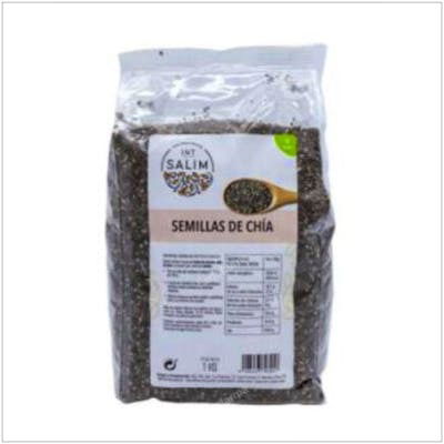 INT SALIM Semillas de Chia 1Kg Ricas en Omega 3