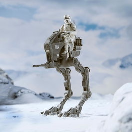 Hasbro Star Wars The Vintage Collection: Imperial Remnant AT-RT con Figura de 9,5 cm