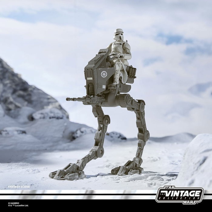 Hasbro Star Wars The Vintage Collection: Imperial Remnant AT-RT con Figura de 9,5 cm