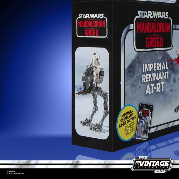 Hasbro Star Wars The Vintage Collection: Imperial Remnant AT-RT con Figura de 9,5 cm