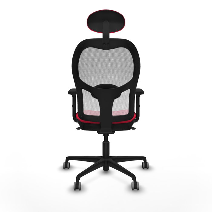 PIQUERAS Y CRESPO Silla de oficina Jorquera Roja y Blanca