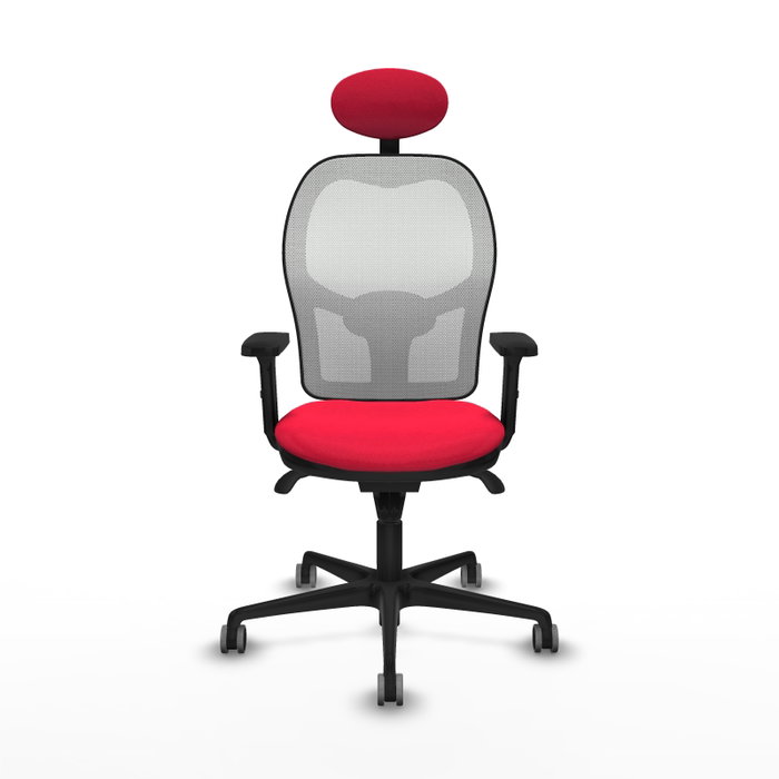 PIQUERAS Y CRESPO Silla de oficina Jorquera Roja y Blanca