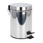 Basics Papelera de baño de acero inoxidable con pedal, 3L, acabado espejo