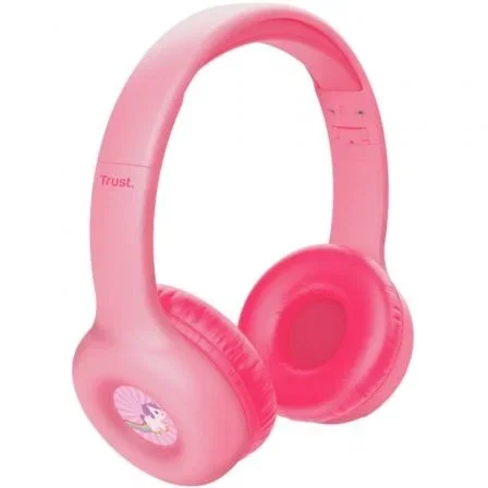 Trust Headphones WRL Nouna Kids Pink 25274 Auriculares Infantiles Rosa