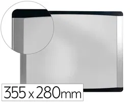 Bi-office Pizarra Blanca Magnética Inka Acero Lacado Marco Aluminio 355x280 mm