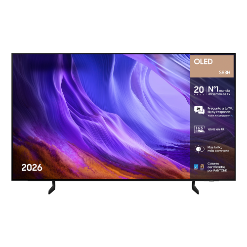 Samsung TV 77 pulg. OLED S83H 4K Vision AI Smart TV (2026) Samsung TV 77 pulg. OLED S83H 4K Vision AI Smart TV (2026)