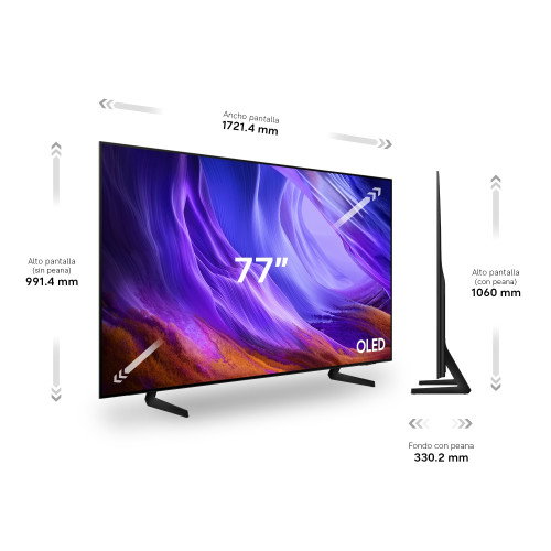 Samsung TV 77 pulg. OLED S83H 4K Vision AI Smart TV (2026) Samsung TV 77 pulg. OLED S83H 4K Vision AI Smart TV (2026)