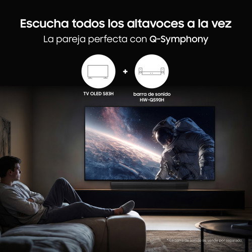 Samsung TV 77 pulg. OLED S83H 4K Vision AI Smart TV (2026) Samsung TV 77 pulg. OLED S83H 4K Vision AI Smart TV (2026)
