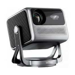 Ultimea Proyector Nova C40 Inteligente Android TV - LCD 4K 4096x2400, 600 Lúmenes ANSI, Proyector de Corto Alcance para Cine en Casa, WiFi, Zoom, Plata