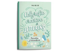 Rubio Cuaderno Caligrafía Creativa Lettering Naturaleza y Medio Ambiente 3x295x210 mm