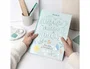 Rubio Cuaderno de lettering caligrafía creativa naturaleza y medio ambiente