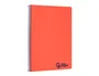 Liderpapel Cuaderno espiral A4 Wonder, 80 hojas, cuadrícula 4mm, tapa roja