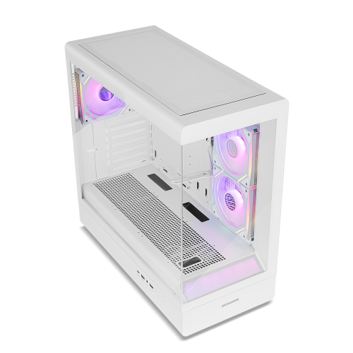 NOX Caja Semitorre Hummer Signal NXHUMMERSIGNALWH Blanca con ARGB