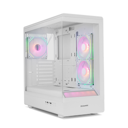 NOX Caja Semitorre Hummer Signal NXHUMMERSIGNALWH Blanca con ARGB