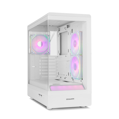 NOX Caja Semitorre Hummer Signal NXHUMMERSIGNALWH Blanca con ARGB